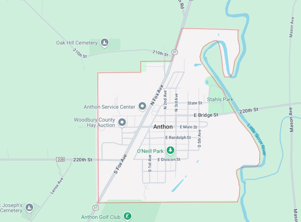 Anthony service area