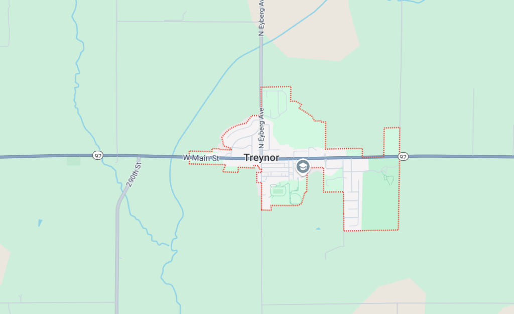 Treynor service area